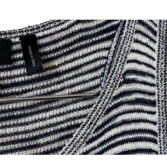 Theory Intrella size P (XS) Space Dye Striped Linen Knit Tank Dress - Picture 4 of 10